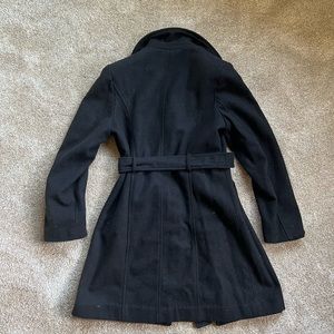 Countess Black Coat with Belt